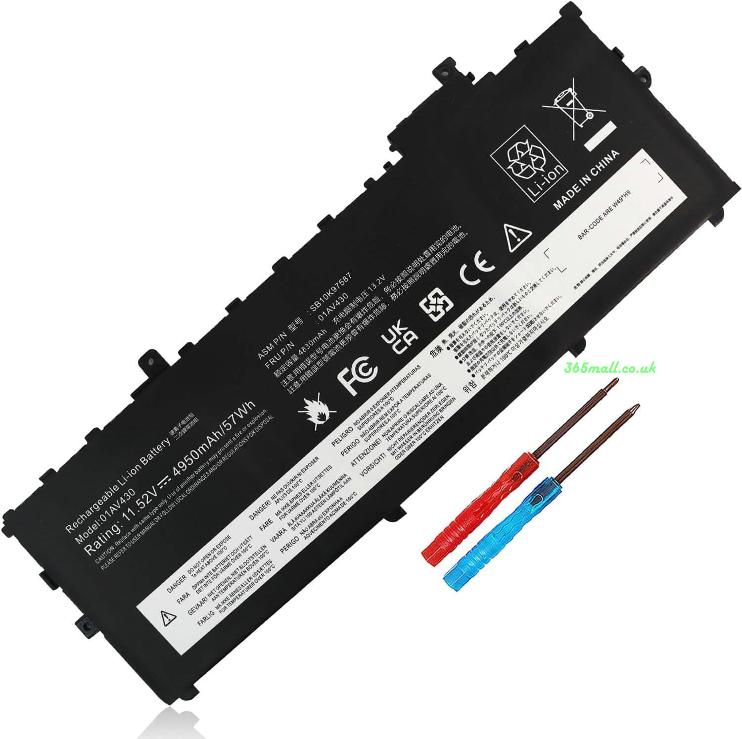 Li-ion Battery for Lenovo ThinkPad X1 Carbon 6th Gen ( X1 Carbon 2018) Series