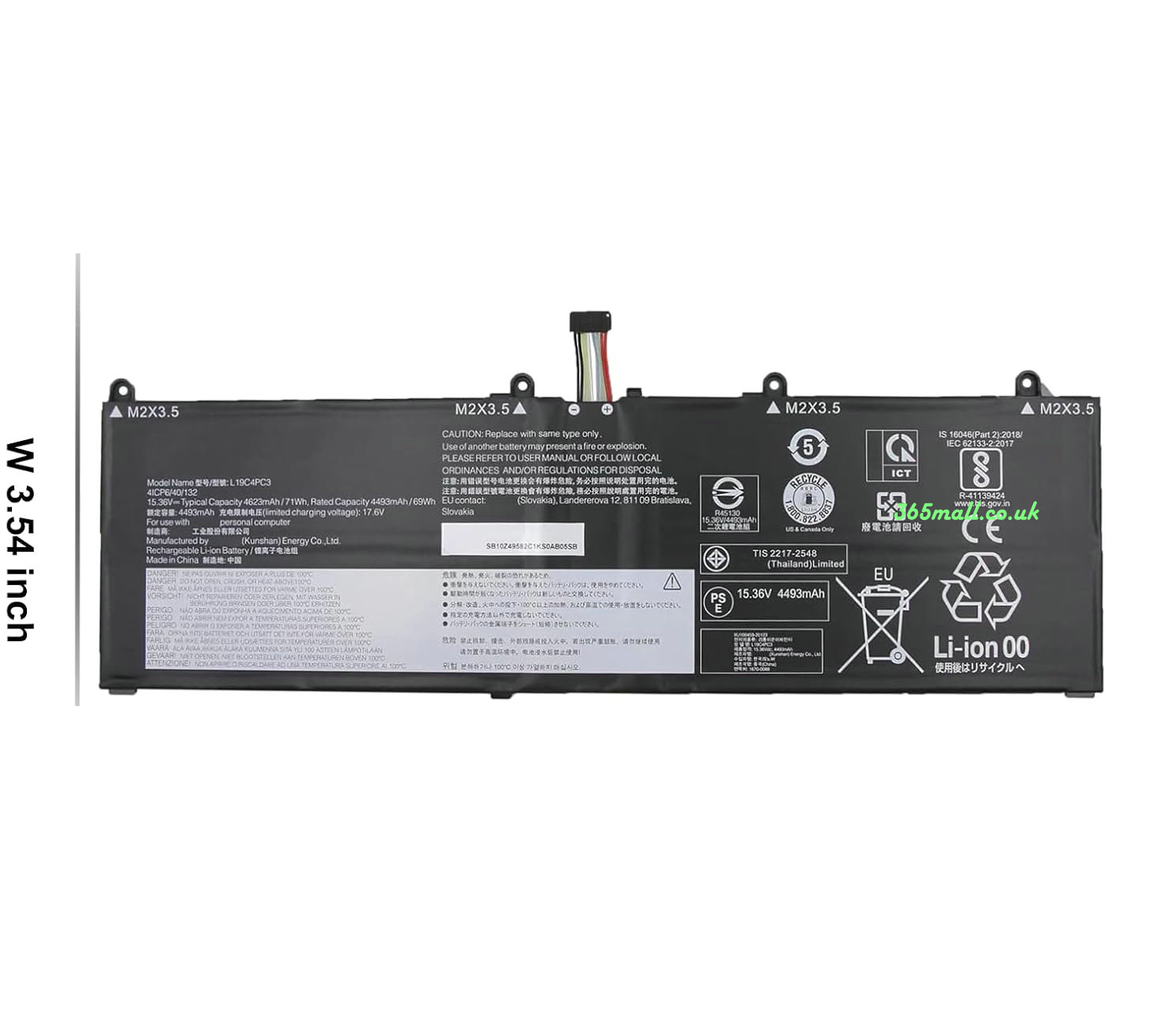 Li-ion Battery for Lenovo Legion R9000X  