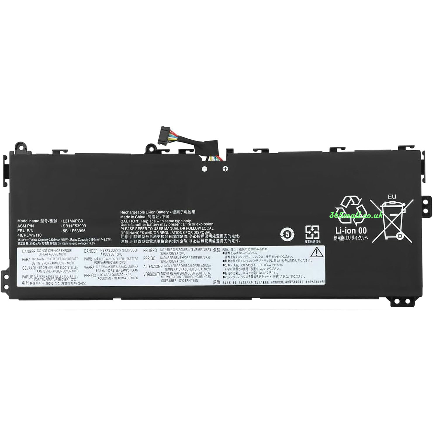 Li-ion Battery for Lenovo L21C4PG3