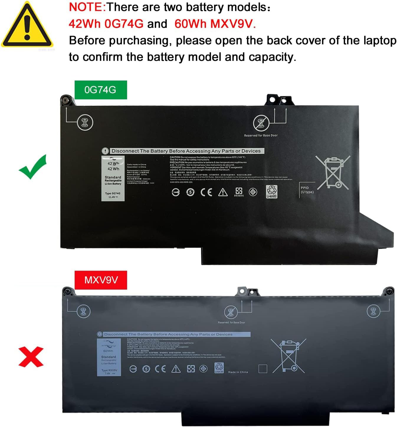 laptop battery for dell 829mx